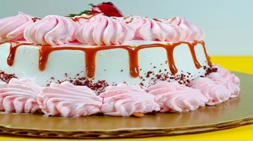 Geburtstagstorte mit Deko